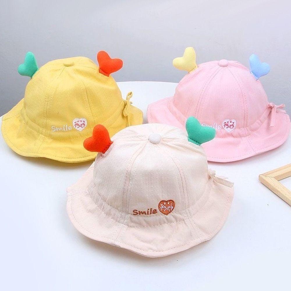 Cotton Kids Fisherman Hat Soft Children's Cap Anti-UV Sun Protection Cap  Boys Girls