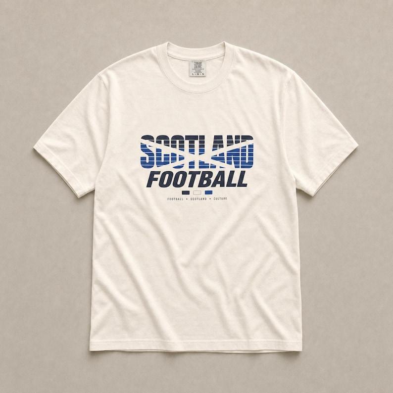 Scotland Football Shirt, Vintage Tee, Retro Scotland Football Culture T-Shirt, Fan Shirt, World Cup Streetwear Tee, Football Fan Gift 90s M