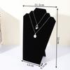 Velvet Jewelry Display Stand Black Necklace Holder Stand New Necklace Shelf  Jewelry Shop Window
