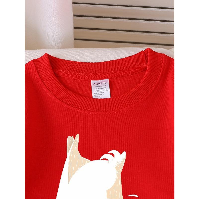 European sizes Girls Crew Neck Sweatshirt Duck Swimming In Water with Fish, Soft Cozy Pullover, Warm Casual Outfit