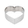 WS Stainless Steel Heart-shaped Mousse Ring Cake Mold