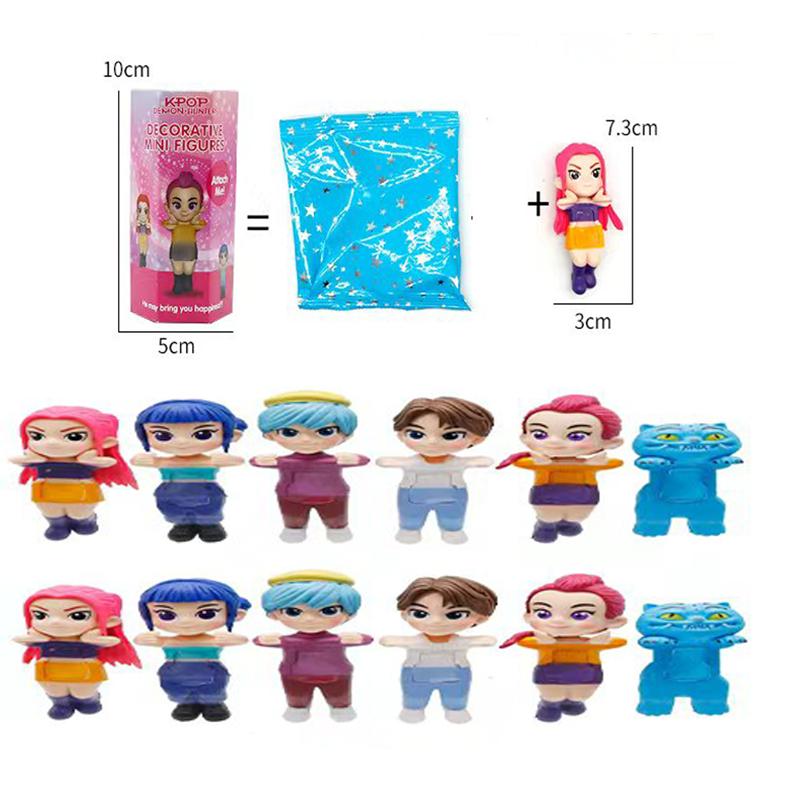 En Stock Periféricos Kpop Anime Cazadores de Demonios Figuras de Acción Juguete Lindo Misterioso Modelo Anime Muñeca Regalos de Navidad para Niños