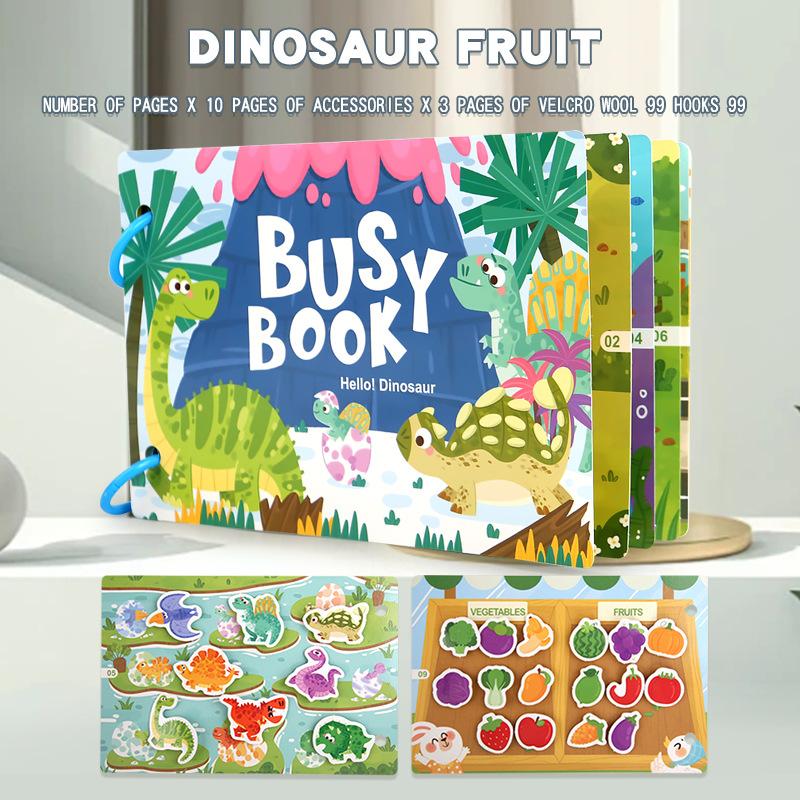 Toys Educational Baby First Enlightenment Book Montessori Quite Book Early Learning Sticker Busy Book Matching Games for Kids