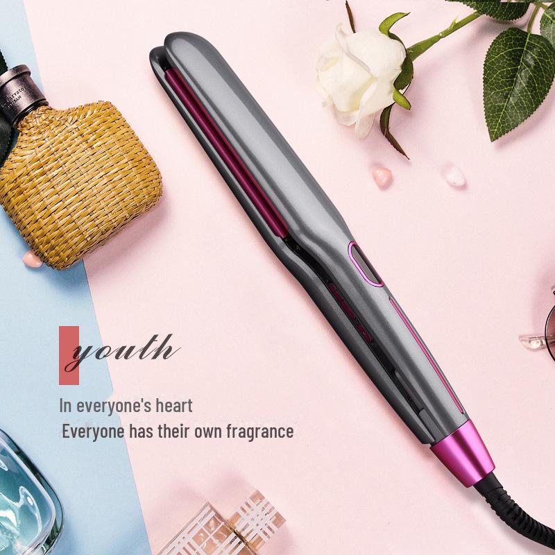 High-Demand Infrared Negative Ion LCD Violet Wide Plate Hair Straightener