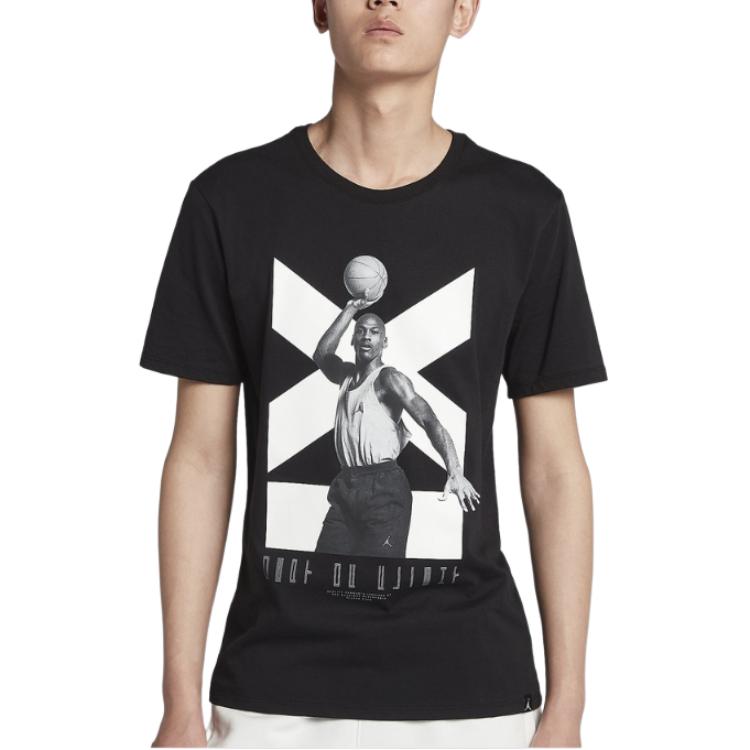 Jordan Air Jordan 11 T Shirts Men's Crew Neck Moderate Straight Fit 916047-010