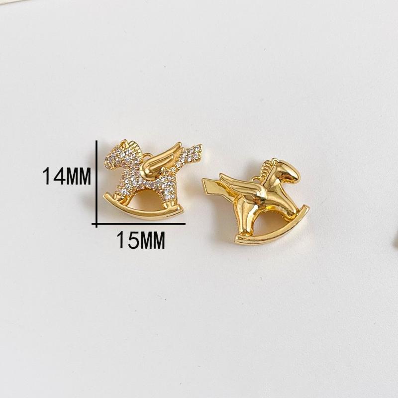 1PCS Pony Pendants Animal Horse Charms DIY Handmade Necklace Earrings Bracelet Jewelry Accessories Making Supplies
