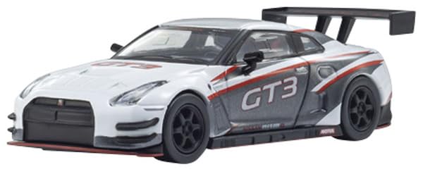 Kyosho Original Scale Nismo R35 GT3 with LED Display Finished Model K07131LW 1/64 [MOTN] GT-R (White)