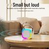 Portable K12 Bluetooth Speaker & Microphone for Outdoor Live Streaming and Home Karaoke