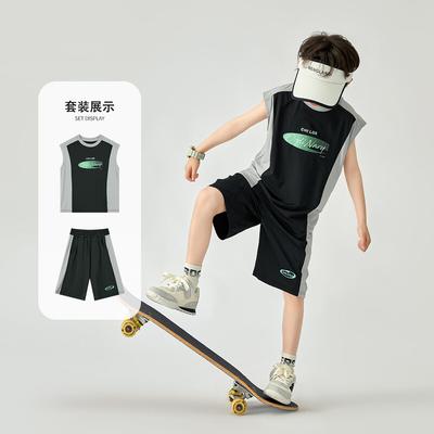 Dodo Kids Boys Quick-Dry Sun Protection Vest & Shorts Set