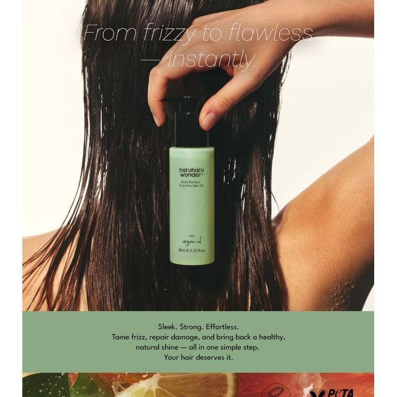 haruharu wonder - Black Bamboo Frizz-Free Hair Oil