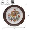 MIKASA REVIVAL Early Morning Plate 20, 20cm Diameter X 20cm Depth X 2.7cm Height, Microwave, Dishwasher, and Oven Safe, T-925379