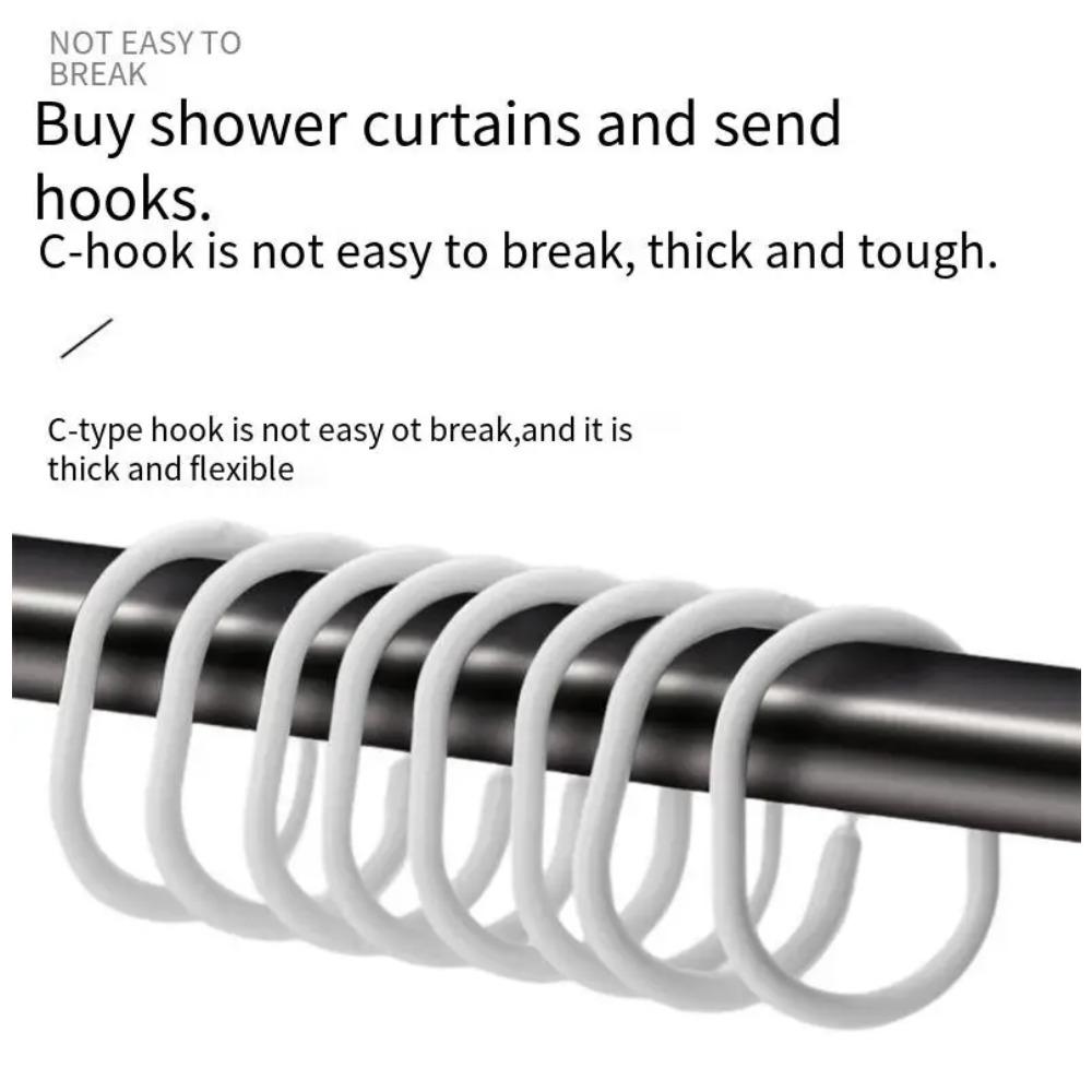 Seestern Strandmuster Badvorhang Wasserdicht Anti-Schimmel Duschvorhang Badezimmer Trocken Nass Trennung Trennwand mit Haken