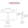 Windproof Double Layer Resistant Umbrella Fully Automatic Rain Men Women 24K Strong Luxury Business Male Large Umbrellas Parasol