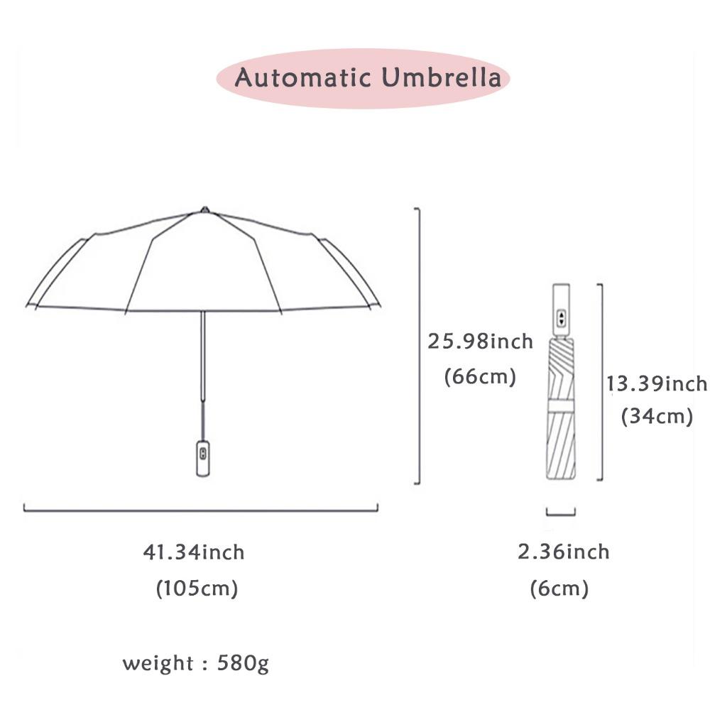 Windproof Double Layer Resistant Umbrella Fully Automatic Rain Men Women 24K Strong Luxury Business Male Large Umbrellas Parasol