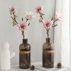 Floral Art Artificial Magnolia Branch Real Touch Artificial Orchid Flowers  Wedding Decor
