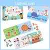 Busy Book For Children Interactive Educational Toy For Ages 4-6 Sensory Learning And Fine Motor Skills Development Yc-72