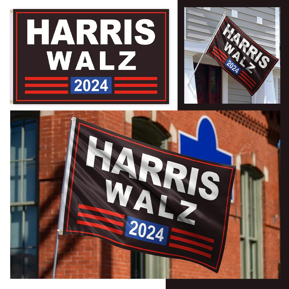 

Harris Walz 2024 Election Flag Fade Proof Indoor Outdoor Weather Room Decor Home Harris All Kam D7E9 90*150cm-1pcs