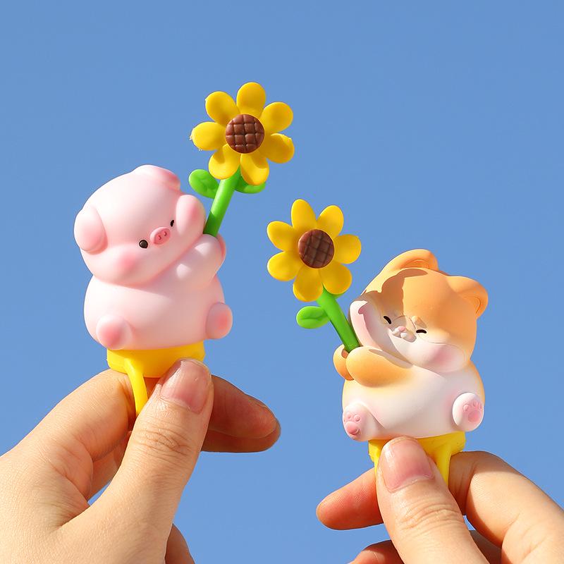 Pinwheel Paradise Tie-Up Doll: Cute Electric Car, Bicycle, Motorcycle, and Stroller Decoration