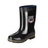 Medium Tube Rain Shoes Men's Camouflage Water Boots Wear-resistant Rubber Shoes Thickened Black Rain Boots Labor Insurance Construction Site Wat
