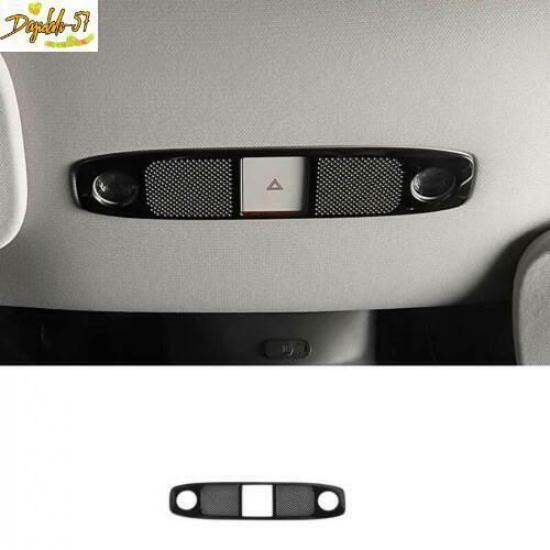 Black Titanium Front Reading Light Horn Cover Trim For Tesla Model Y -