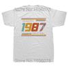 Made In 1987 37th Cassette Tape Vintage T Shirts Graphic Cotton Streetwear Short Sleeve Birthday Gifts T-shirt Mens Clothing