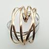 Fashionable Hollow Bangles Irregular Cuff Geometric Bracelets Metal Texture Wrist Jewelry for Parties and Daily Wear