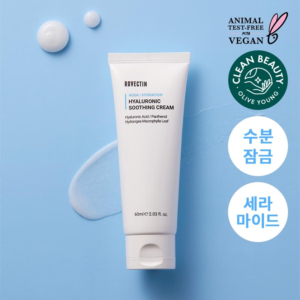 Rovectin [moisture Charging Ceramide] Rovectin Aqua Hyaluronic Soothing Cream 60ml