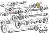 Needle bearing 3x19.8 main shaft C-330 100pcs 54370101
