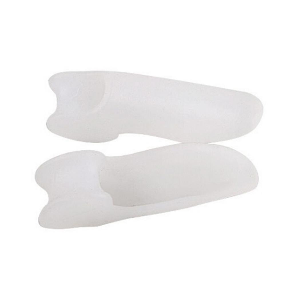 1Pair Little Toe Pinkie Foot Thumb Hallux Valgus Silicone Correction Gel Toe Bunion Guard Foot Care Toe Separator For Daily Use