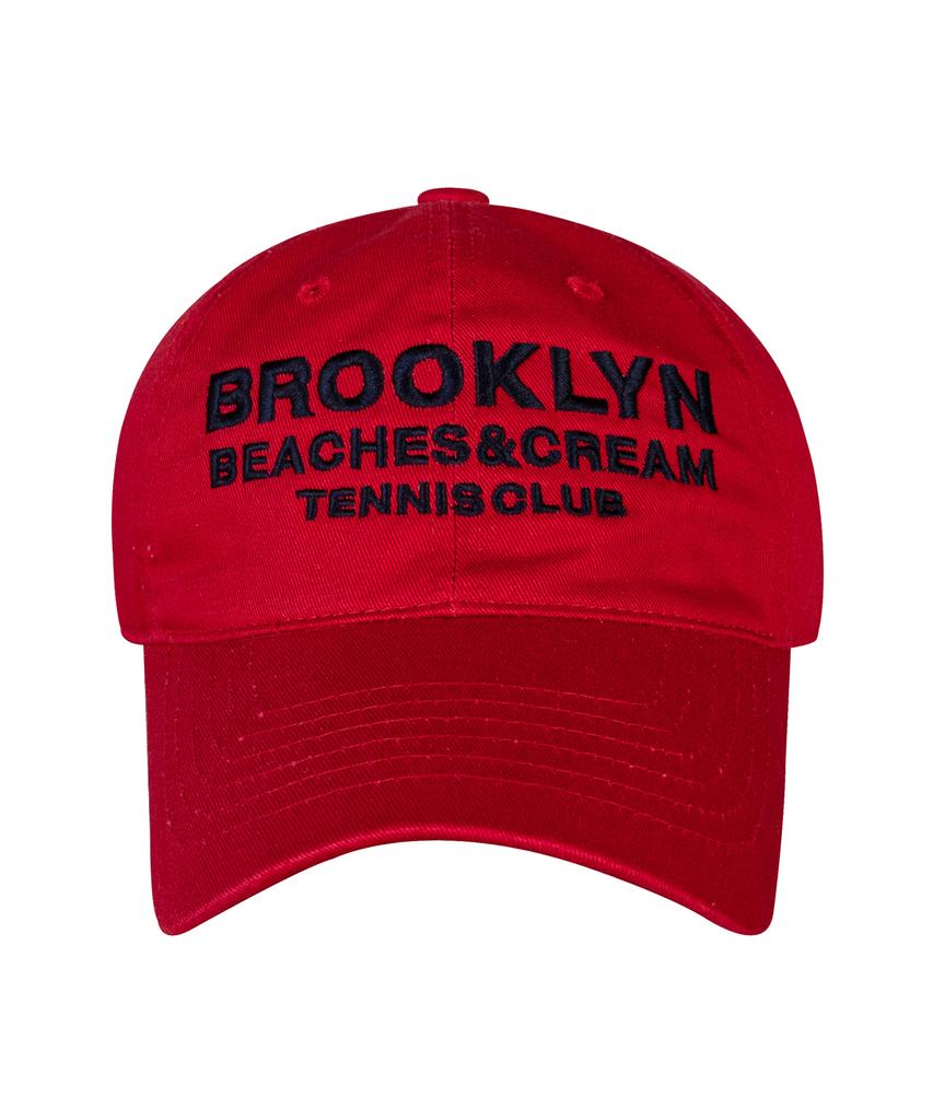 Bichiseuaenkeulim Brooklyn Tennis Club Ball Cap-Red