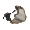 Half Face Guard Protective Steel Mesh Cool Design 54 To 62cm Head Cover for Outdoor Activities