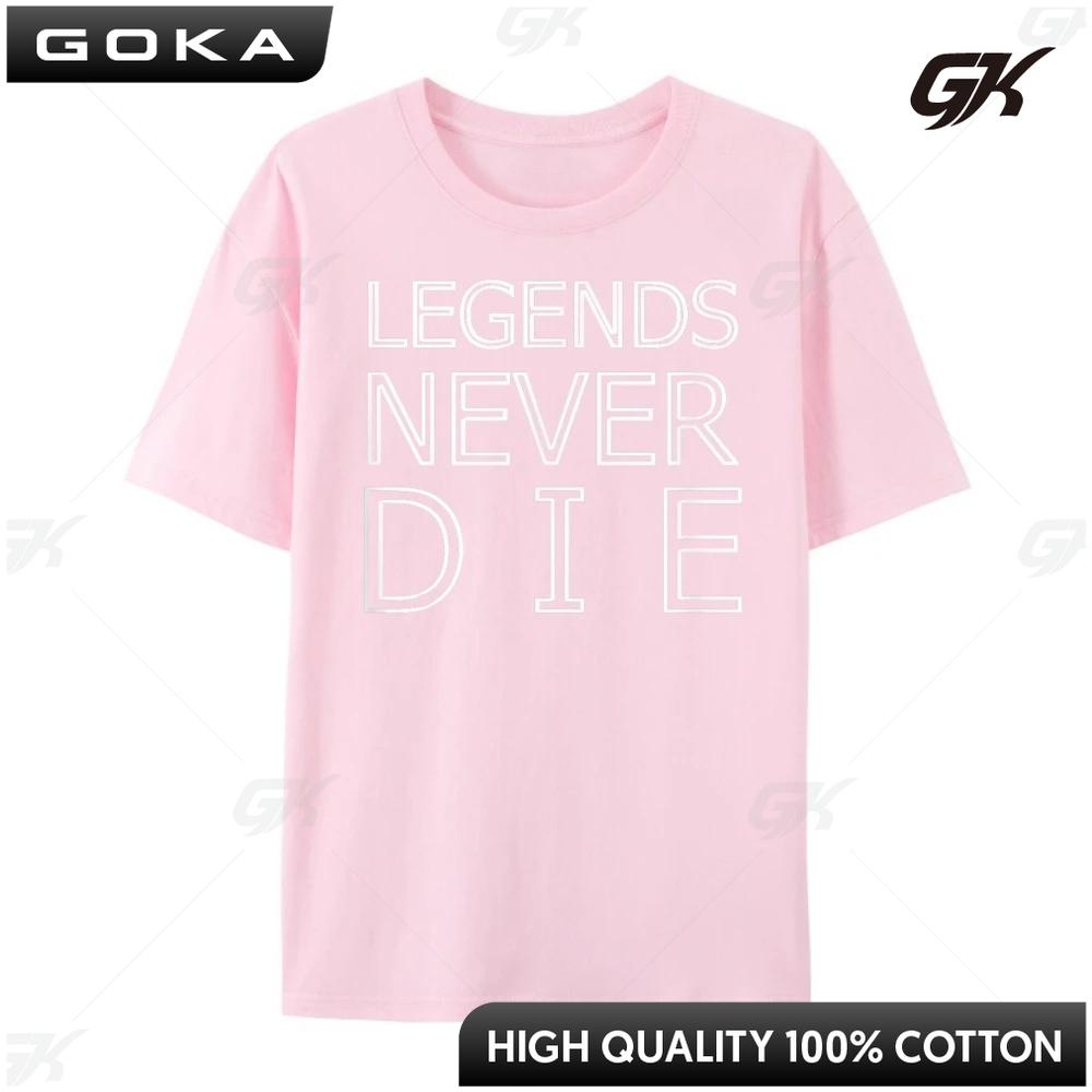Legends Never Die Cotton Graphic T Shirt Homme Camisa Print Men Clothes Mans Oversized Round Short Sleeved T Shirt Leisure