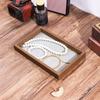 Velvet Wooden Jewelry Tray Simple Jewelry Display Tray Fashion Jewelry Organizer  Jewelry Display