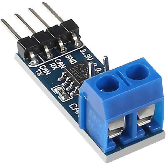Alinan 4pcs SN65HVD230 3.3V CAN Board Connecting MCUs to CAN Network Features ESD Protection Communication Evaluation Development Board Compatible