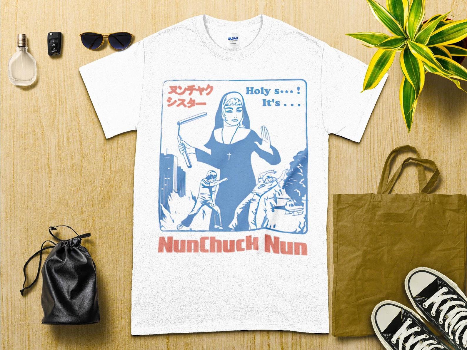 Holy Smokes Nun Unholy Nun Unisex T-Shirt M