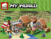 Giant Elephant JX30051 Children's Early Learning Building Blocks - World Series Village Set