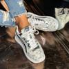 2025 New Summer Women Sneakers Breathable Casual Sporty Women Single Shoes Thick Bottom Leisure Water Diamond Sneakers Women