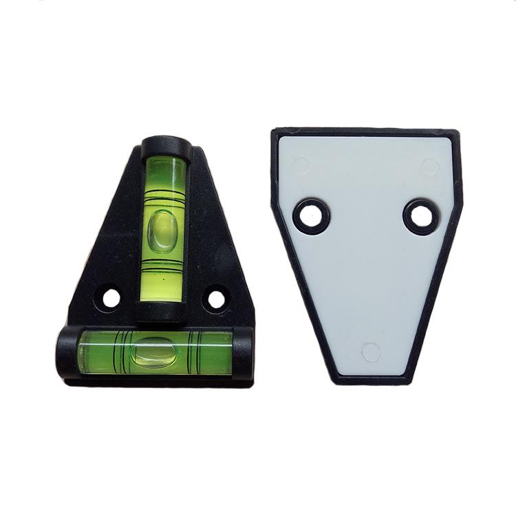 Double-sided T-shaped Bubble Level with Mounting Holes for Precise Balance Measurement