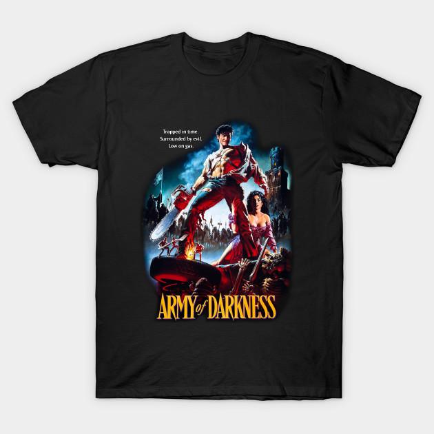 

Men Black Print T-shirt Army Of Darkness No-Cut Transfer Paper Print Cotton Tshirt - Men s Summer Cotton Graphic Tee S разноцветный