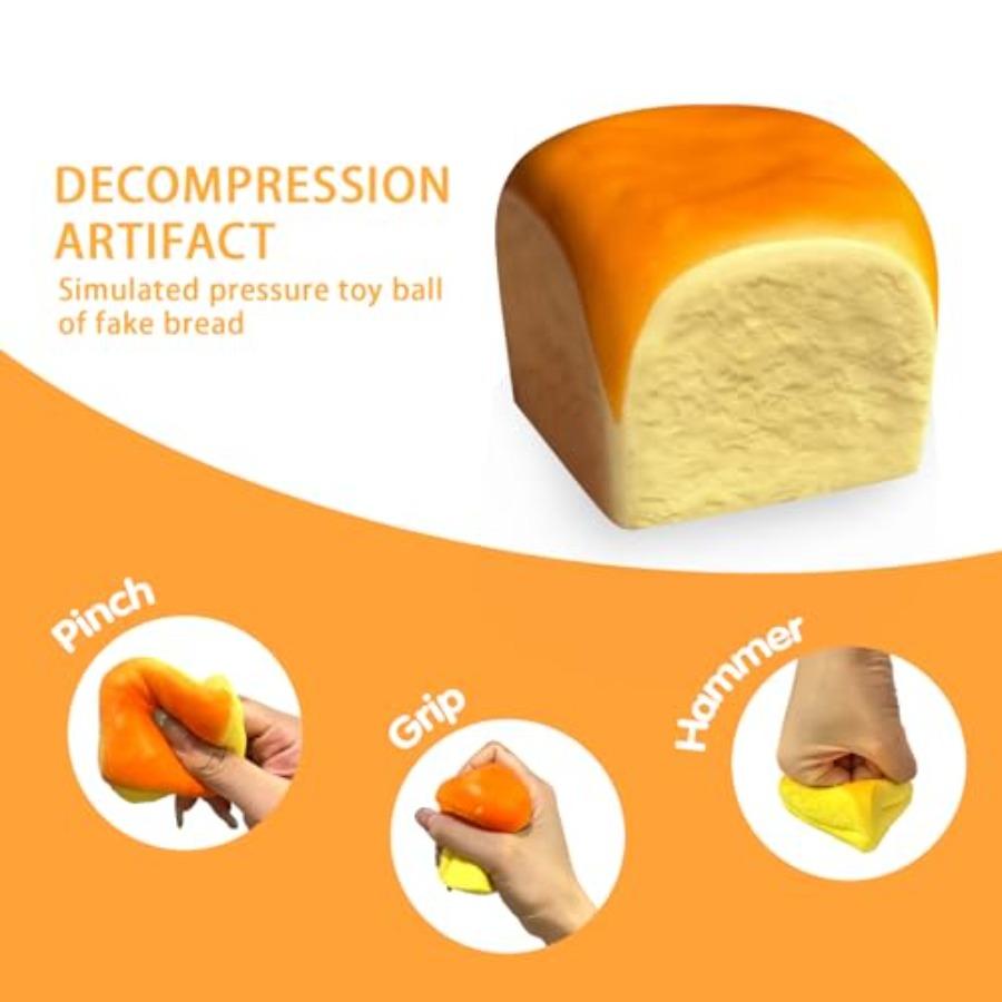 Butter Slow Rising Squishy Squishy Toy, Dumpling Stress Balls Pu Materia Fidget Toy For Office Or Party Favor