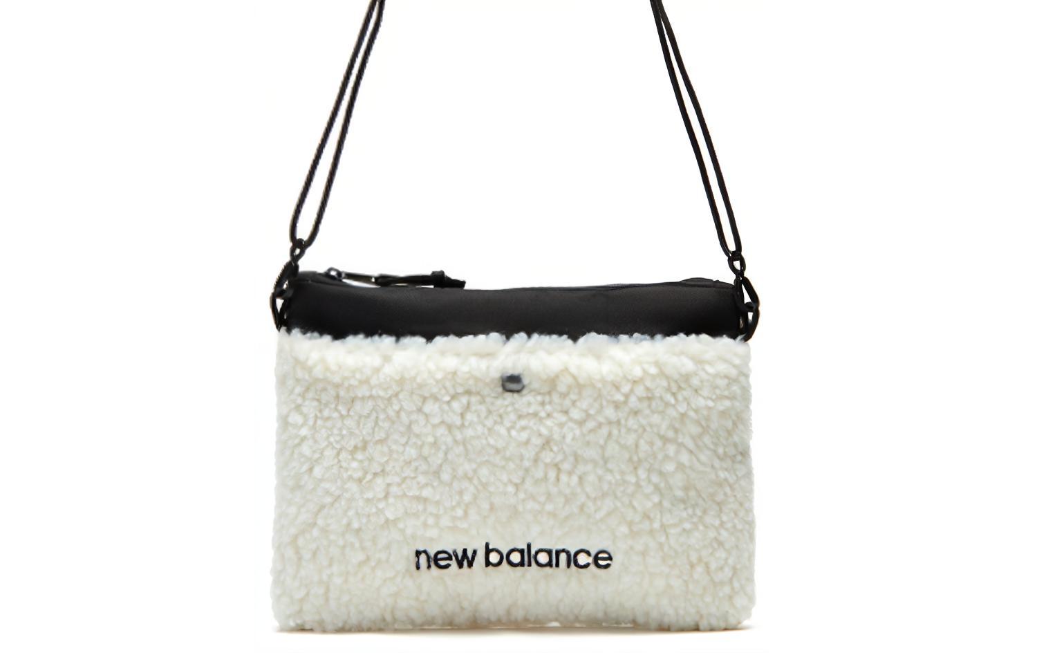 New Balance Fabric Crossbody Bags Regular Unisex White JABL0748-WT