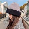 Unisex Autumn Winter Knitted Hat Soft Thickened Woolen Hat Warm Breathable Beanies Hat Women Men