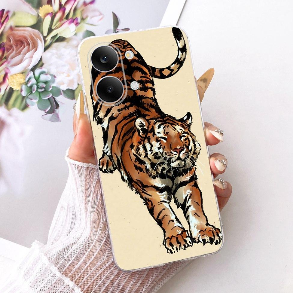 Case For Xiaomi Poco X8 Pro Max Cover Transparent Fashion Butterfly Cute Cat Cool Painted Soft Phone Casing 2602BPC18G