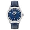 Eco-Drive Leather Strap Blue Dial AW0151-00L 100M Men's Watch