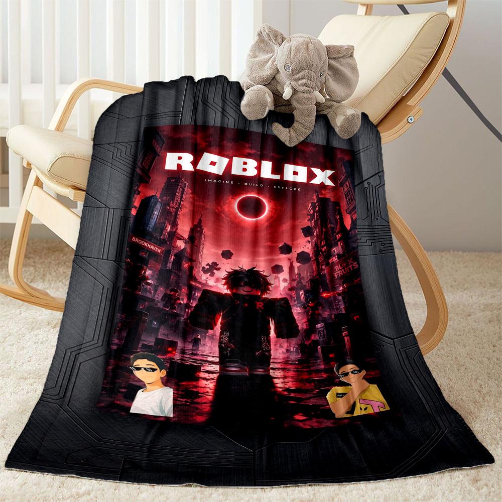 Roblox 103 Blanket Soft Warm Cozy Great for Chair Sofa Seaside Four Seasons Universal Warmthful Decor Ideal Gift For Birthday Valentine'S Day