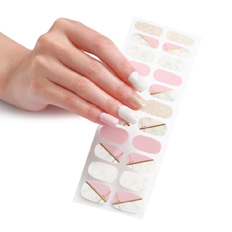 

Manicure False Nail Art Polish Film Full Coverage Stickers Bronzing Decals Foil