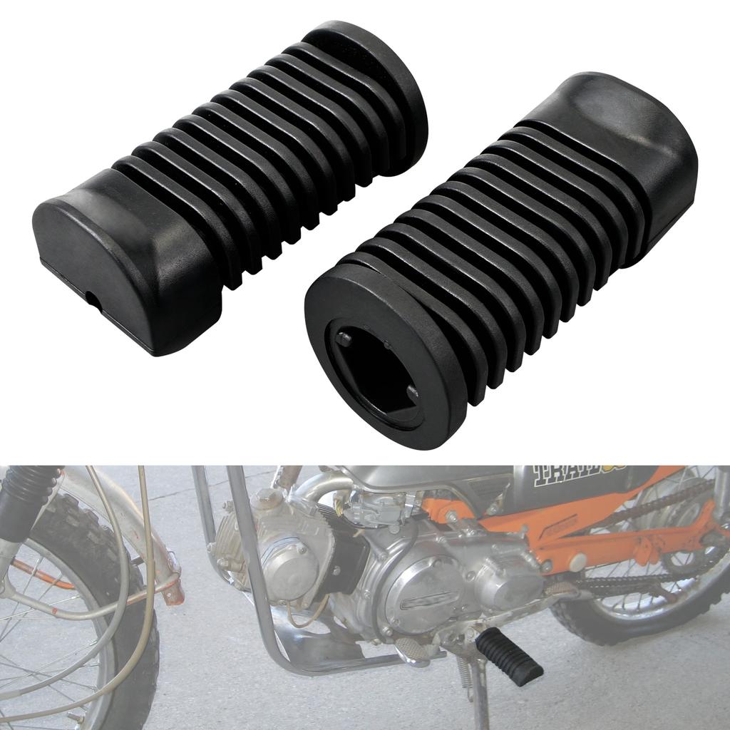Motorcycle Footpeg Rubber Covers for Honda CB100 1970-1972 CL100 1970-1973 CB125S 1973-1975 CL125A 1967-1969 CL125S 1973-1974
