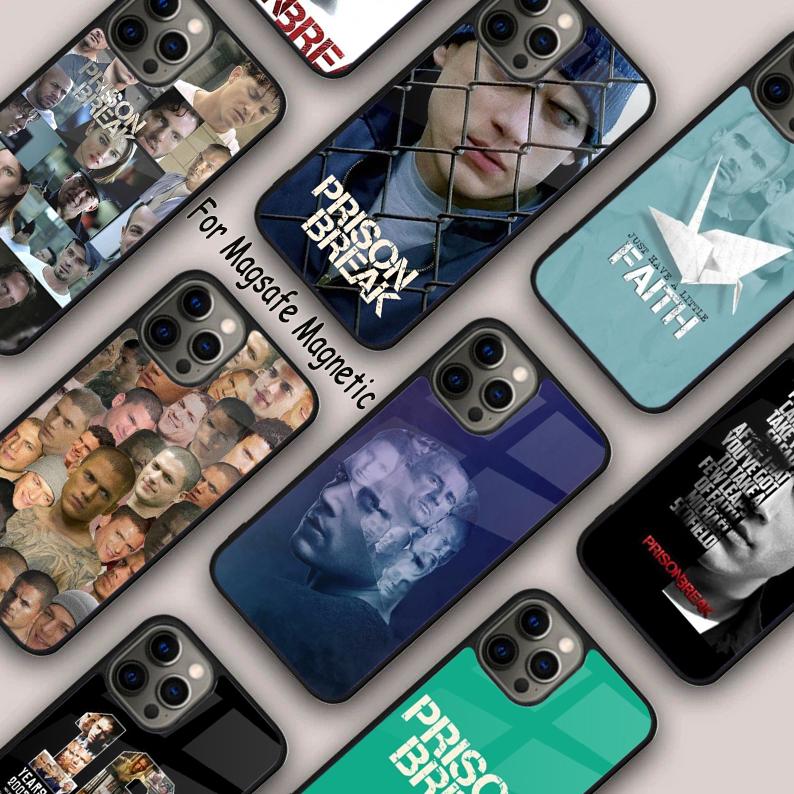 TV Series P-Prison B-Break Magnetic Phone Case For APPLE iPhone 17 Air 16 14 13 12 Pro Max 15 Plus Wireless Charge MagSafe Cover
