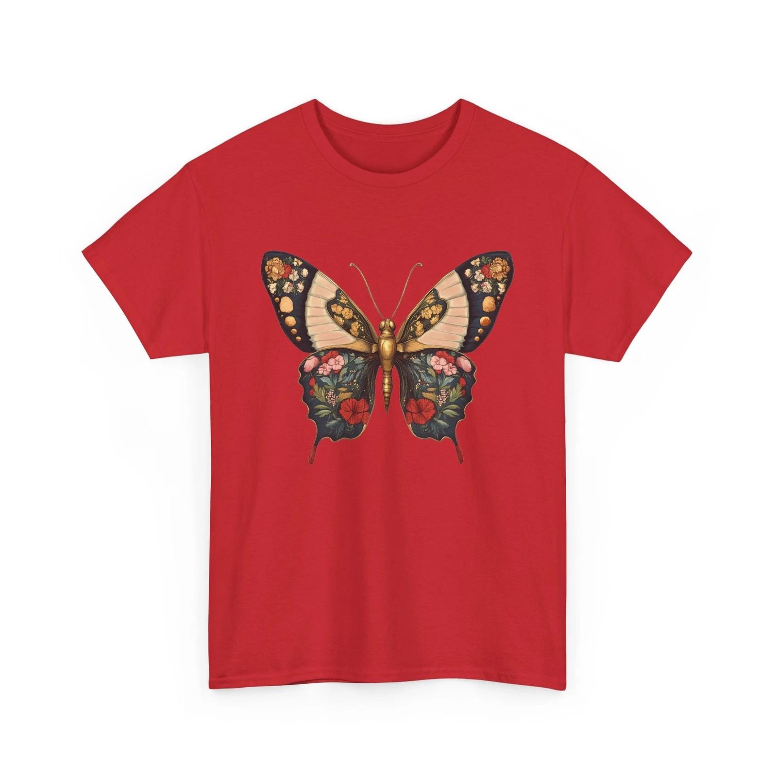 

Oversized Butterfly Shirt for Women Aesthetic Vintage Trendy Graphic Tee Boho 2XL