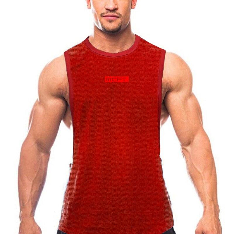 Do The Work  Gym Sports Workout Mesh Quick-drying Summer Bodybuilding Fitness Fashion Casual Brethable Mesh Mens Tank Top